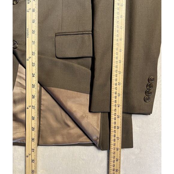 Chaps Ralph Lauren 38R Mens Brown Blazer Casual Sport Coat Suit Jacket - Picture 12 of 14